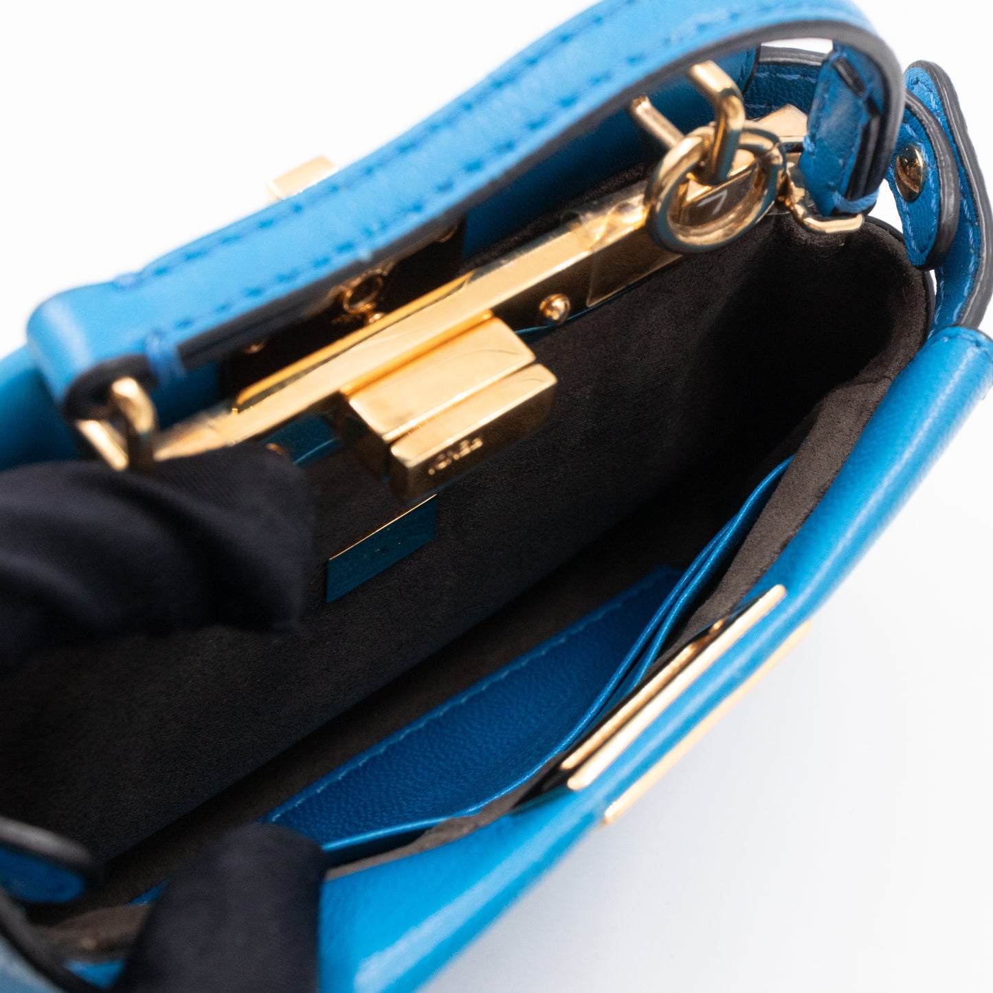 Peekaboo Micro Royal Blue Nappa Leather