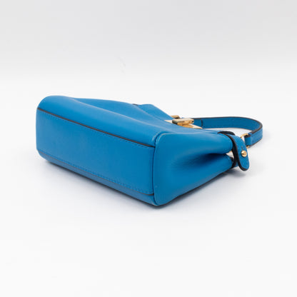 Peekaboo Micro Royal Blue Nappa Leather