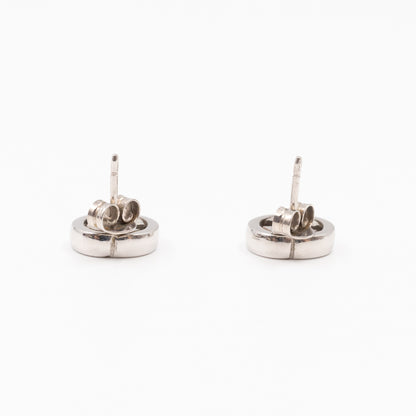 Interlocking G Stud Sterling Earrings 925 Silver