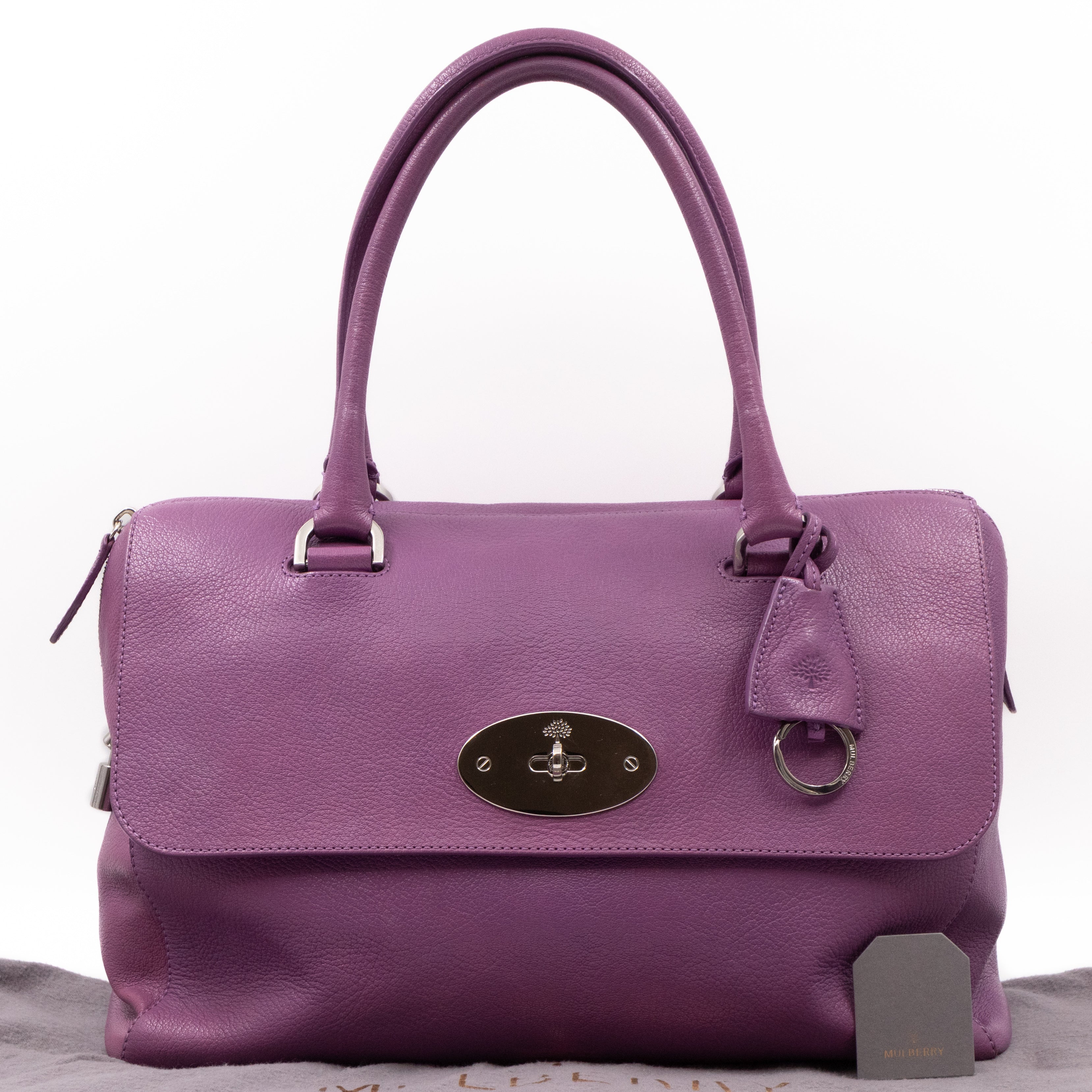 Del Rey Bag Purple Leather
