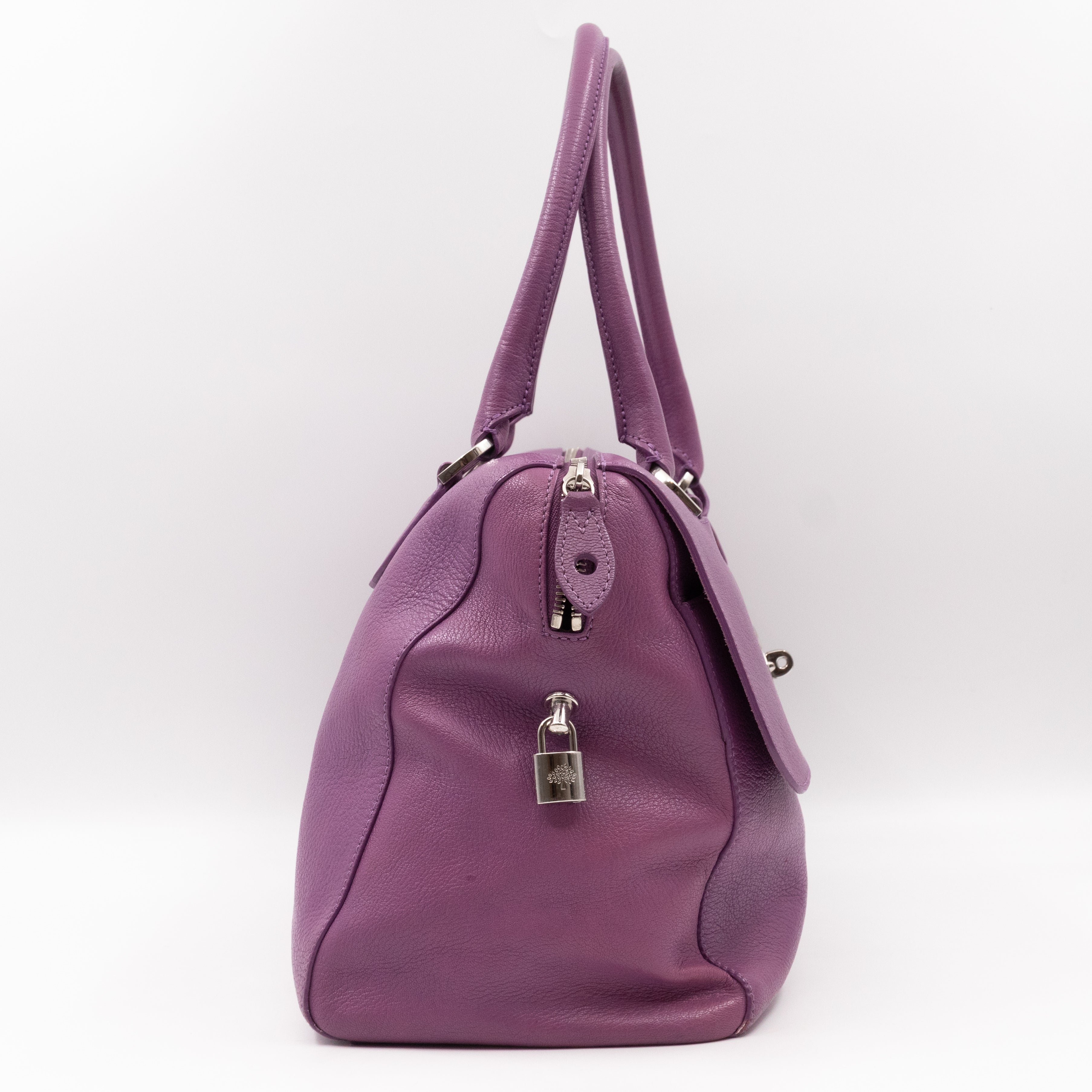 Del Rey Bag Purple Leather