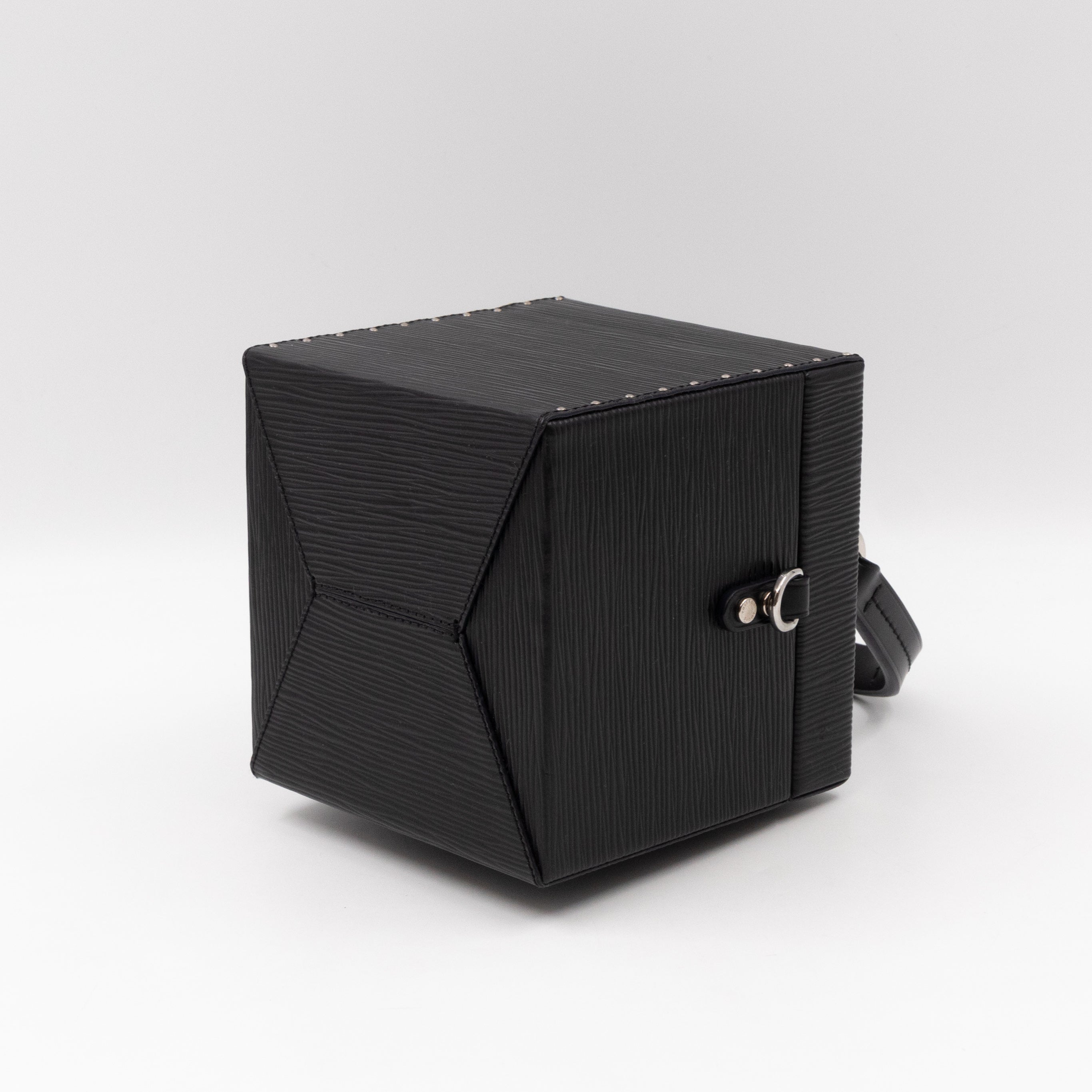 Bleecker Box Black Epi Leather