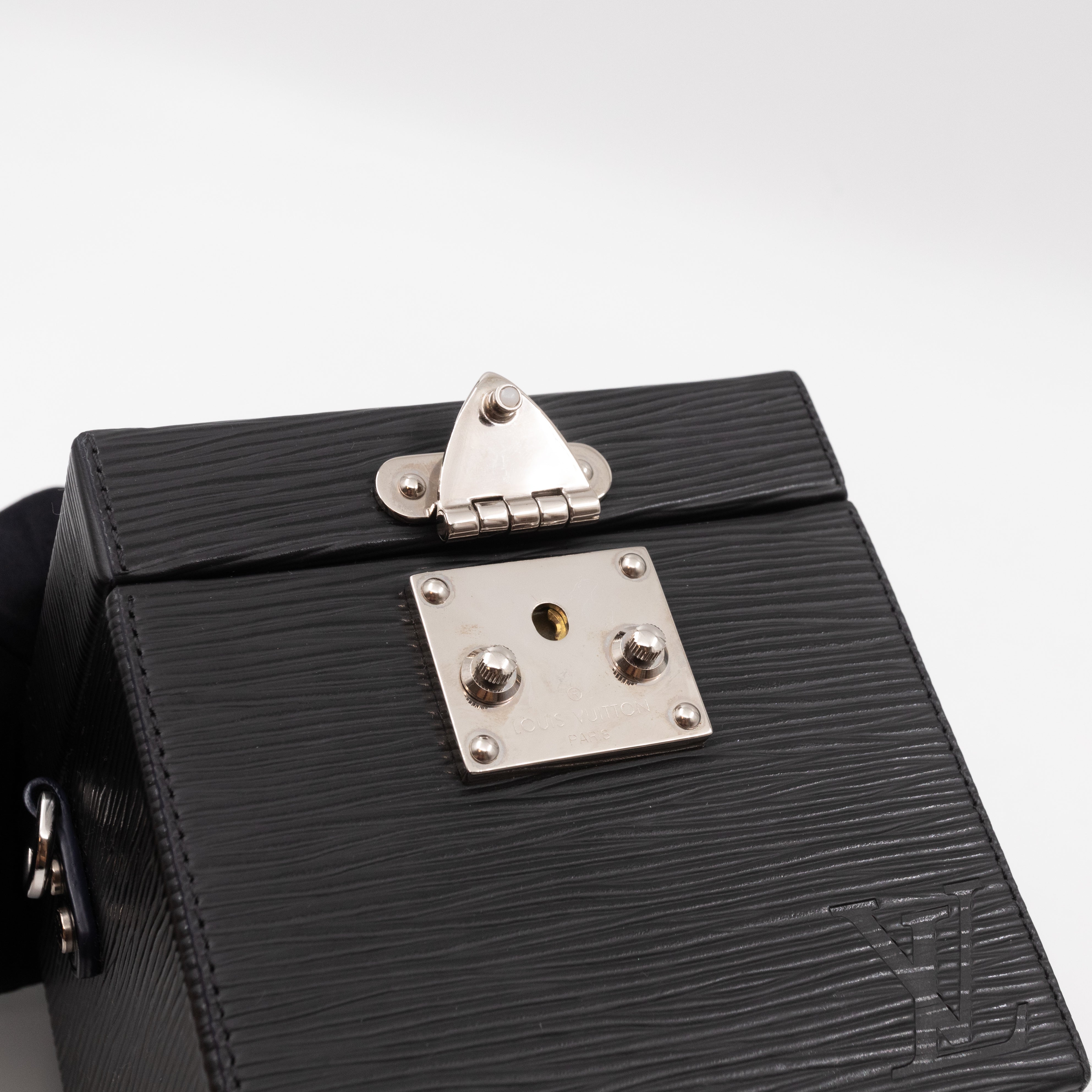 Bleecker Box Black Epi Leather