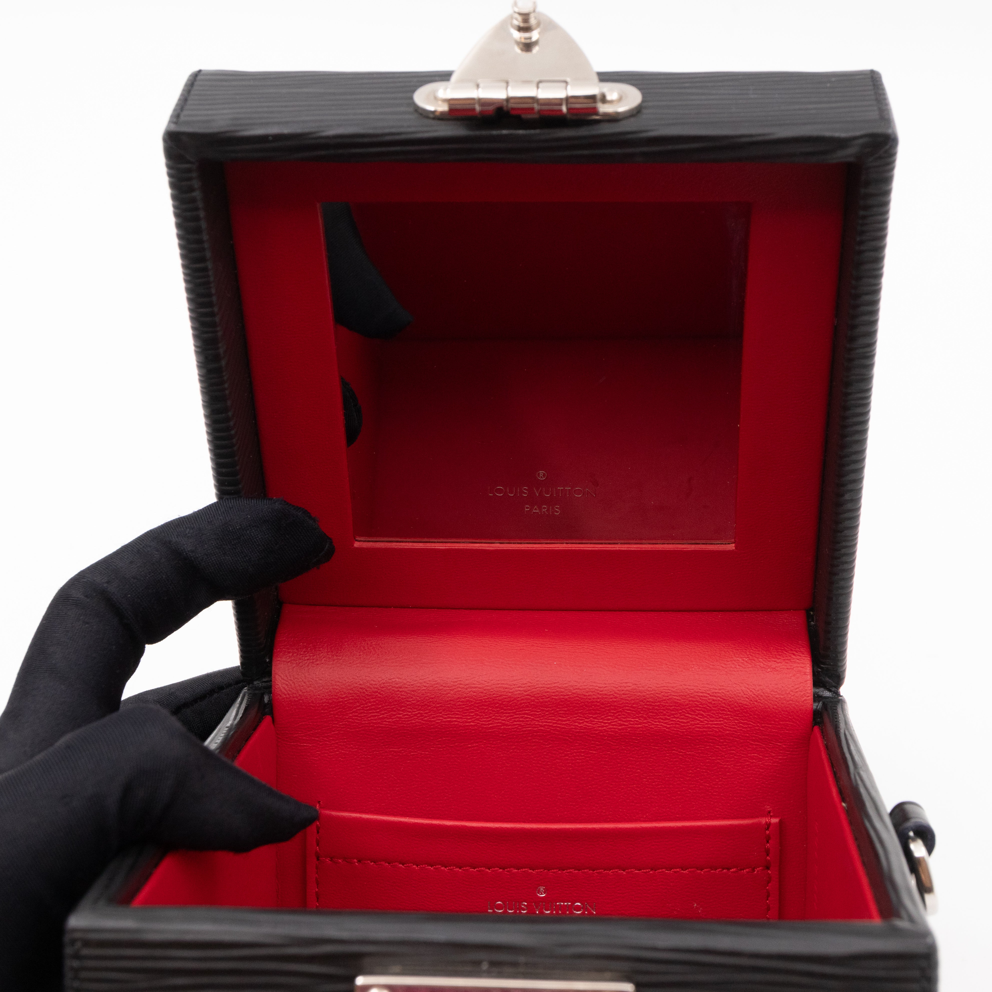 Bleecker Box Black Epi Leather