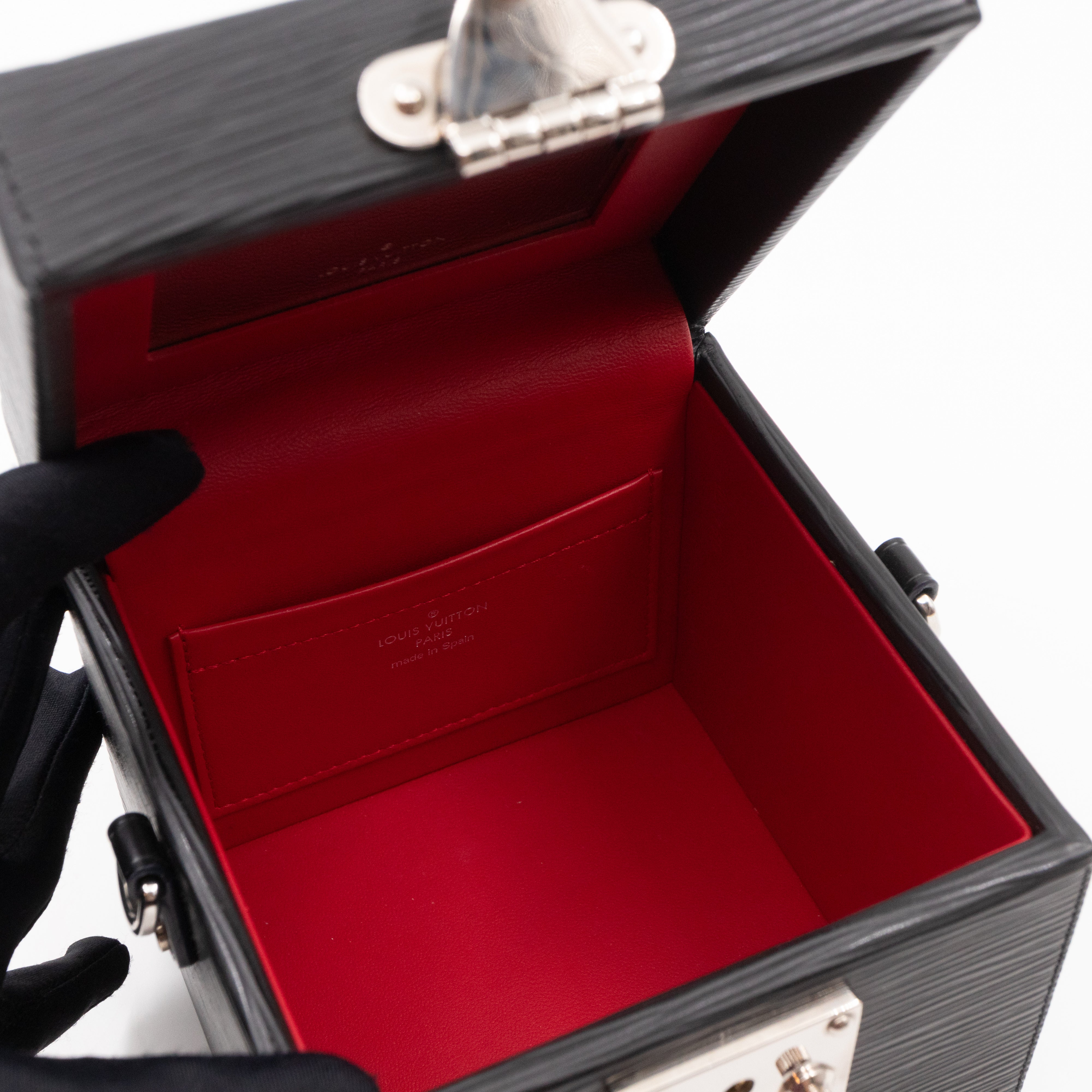 Bleecker Box Black Epi Leather