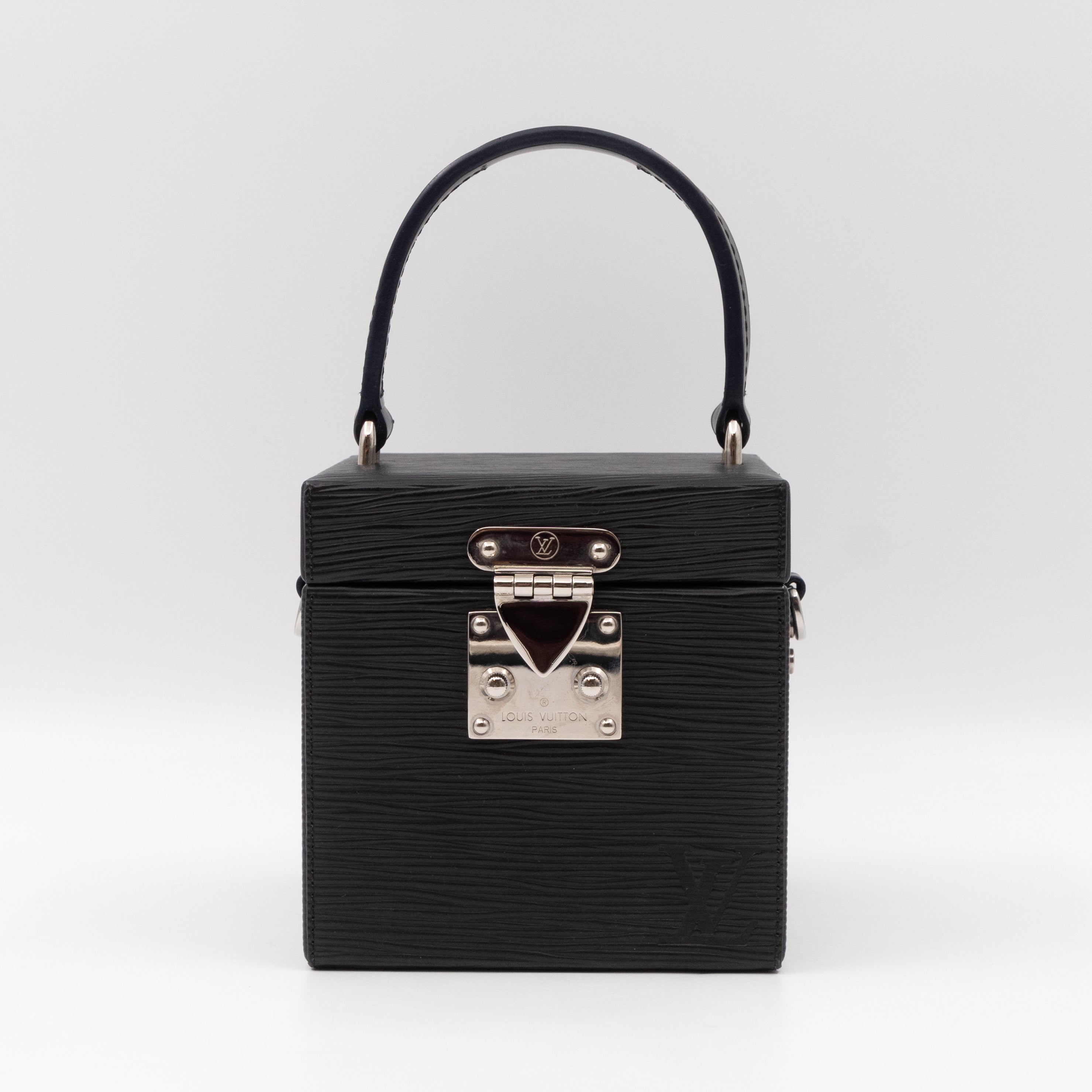 Bleecker Box Black Epi Leather