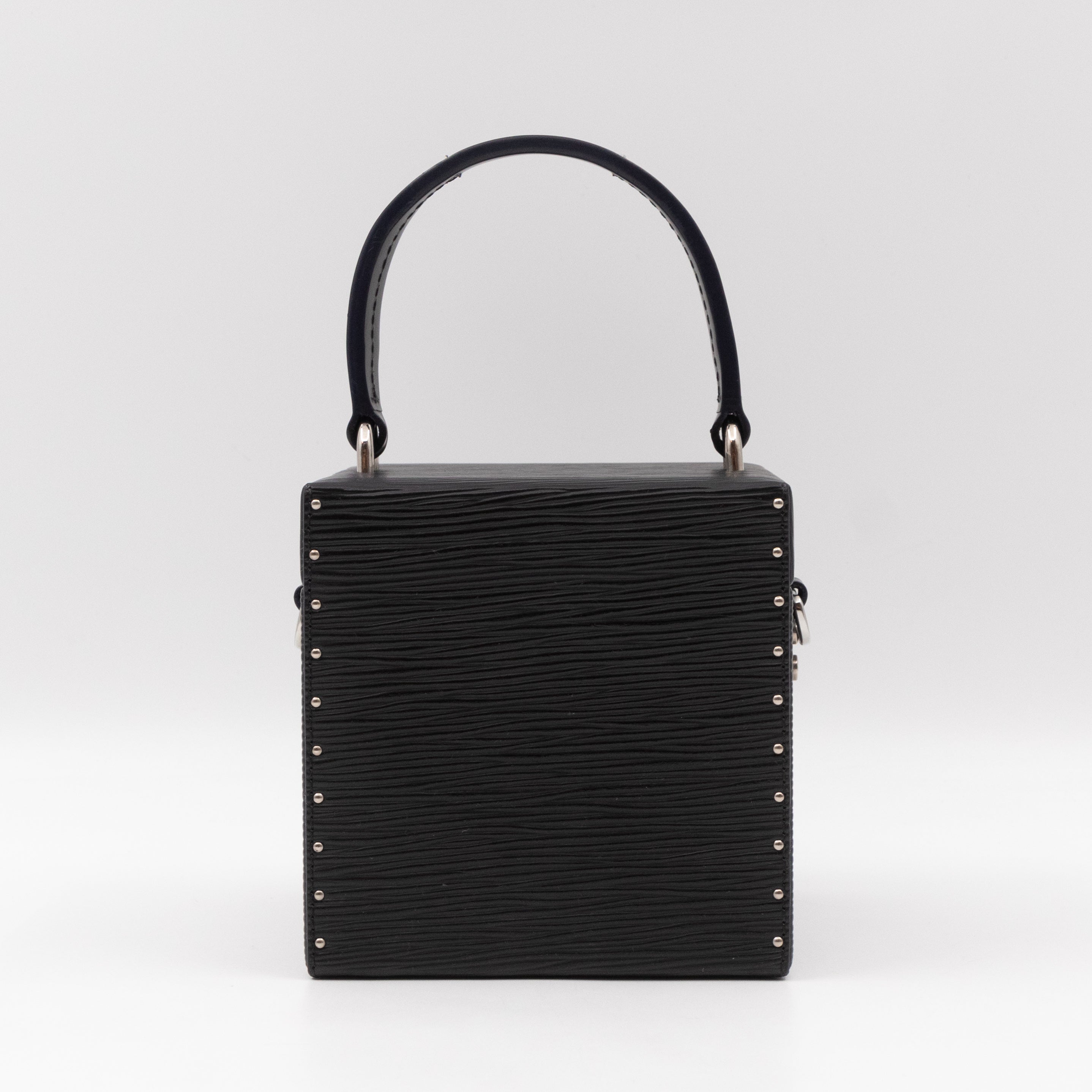 Bleecker Box Black Epi Leather