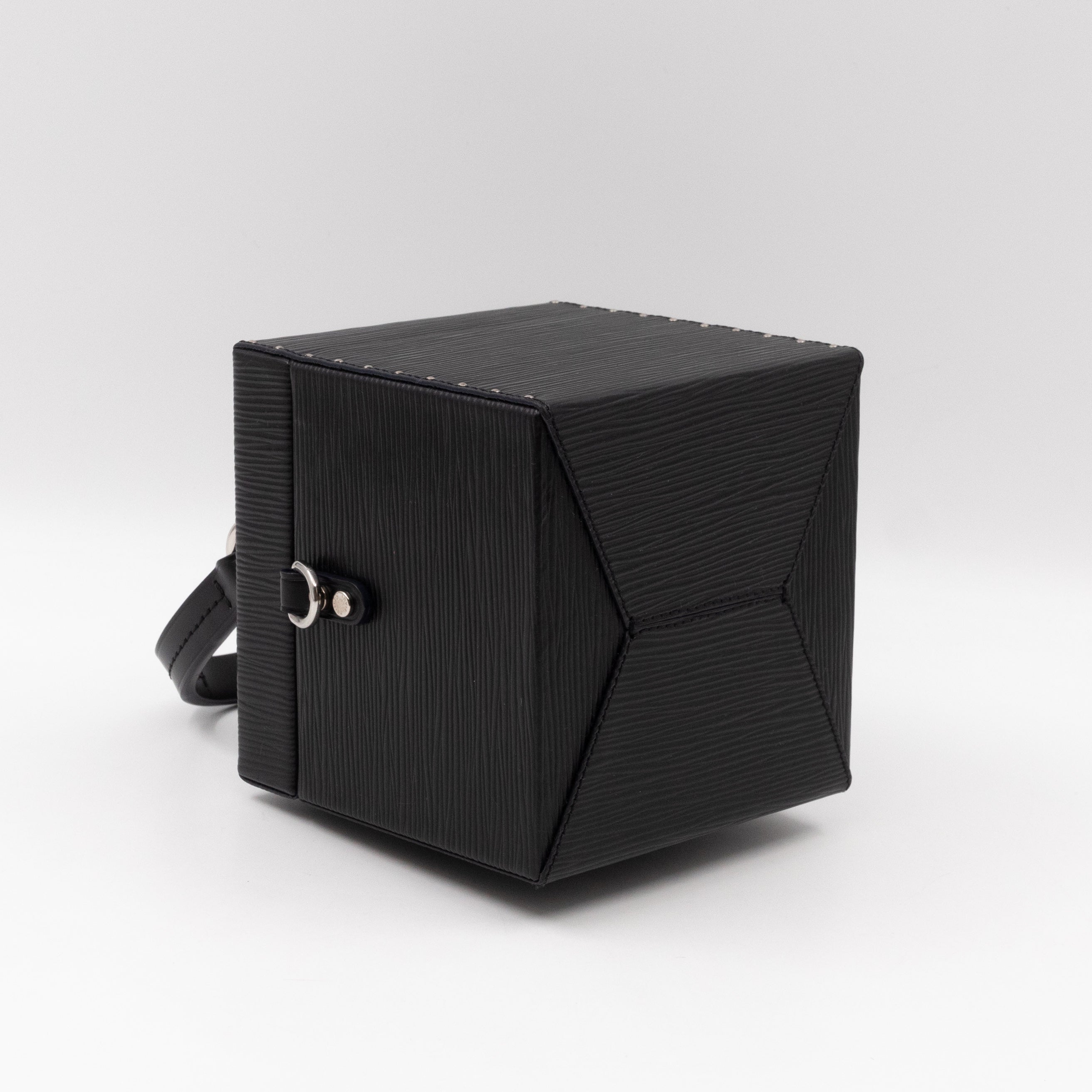 Bleecker Box Black Epi Leather