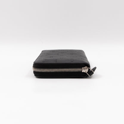 Zippy Wallet Black Mahina Monogram Leather