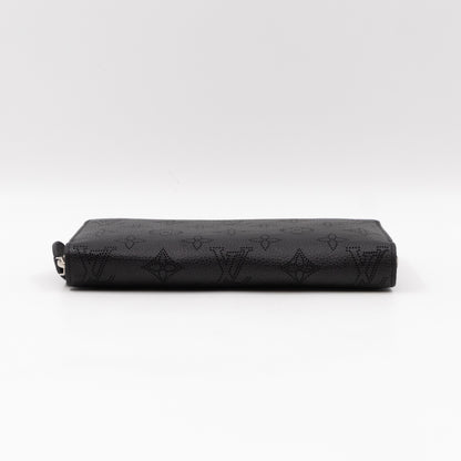 Zippy Wallet Black Mahina Monogram Leather