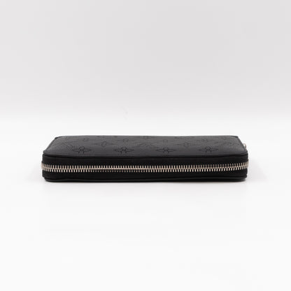 Zippy Wallet Black Mahina Monogram Leather