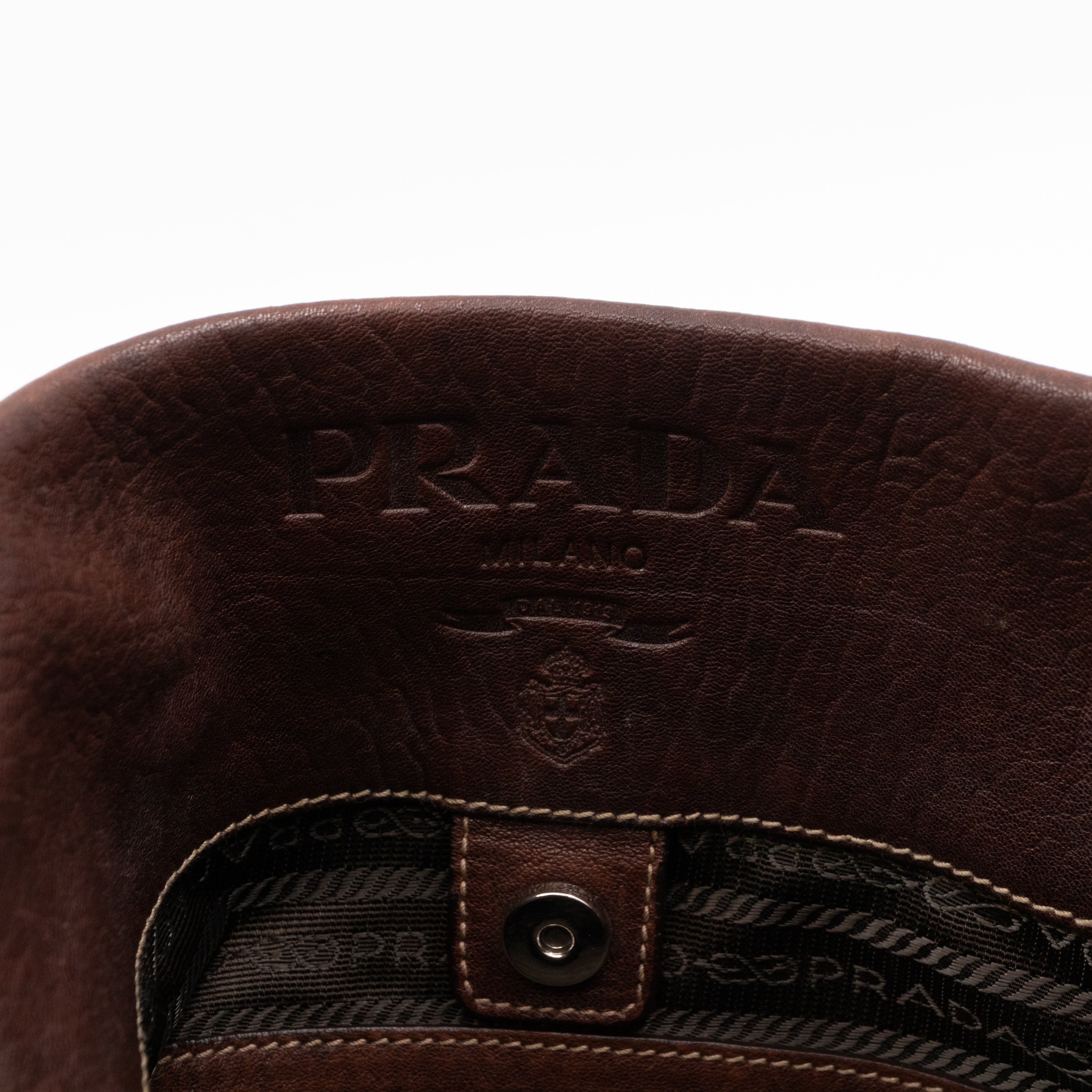 Canapa Hobo Bag Brown Canvas Rope Handle