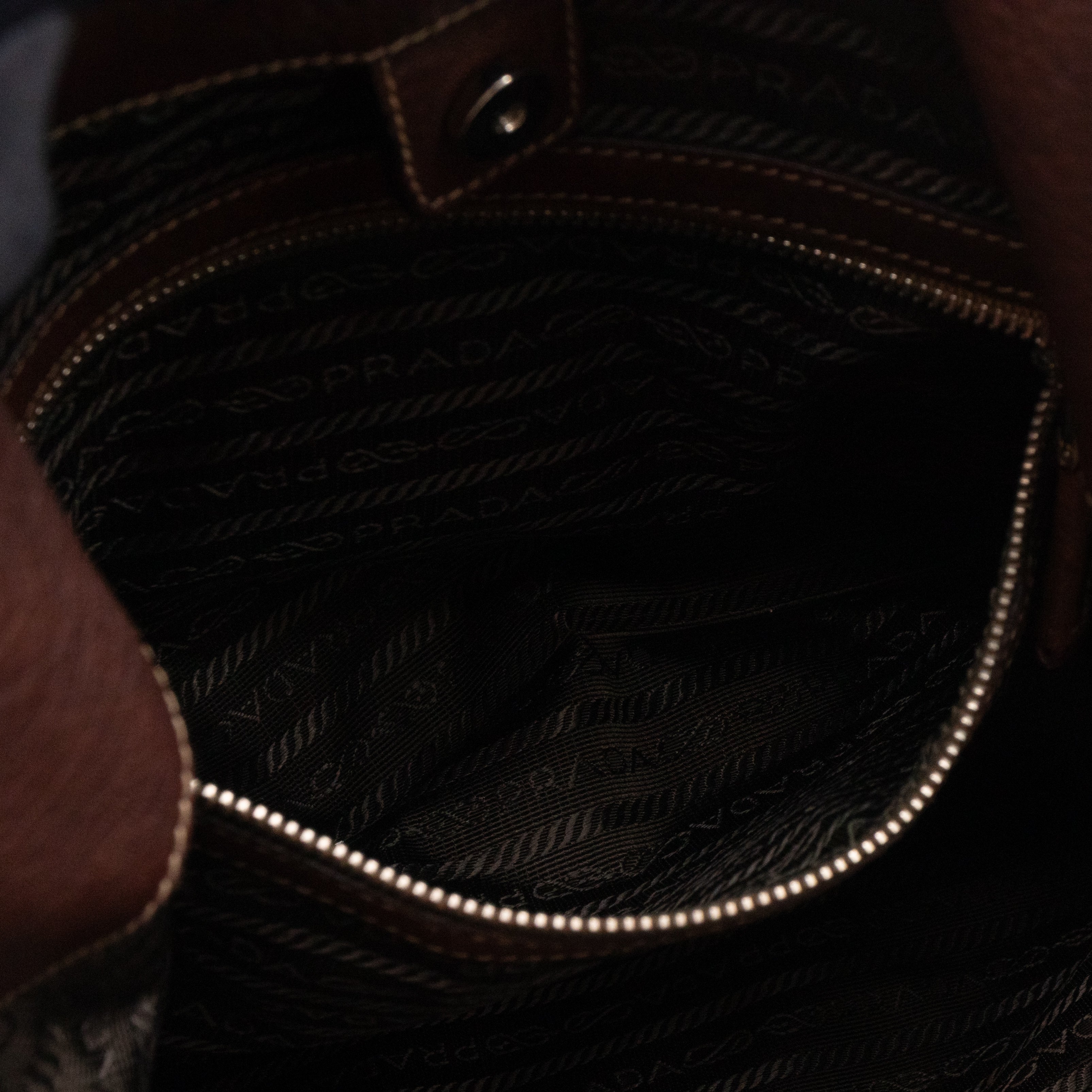 Canapa Hobo Bag Brown Canvas Rope Handle