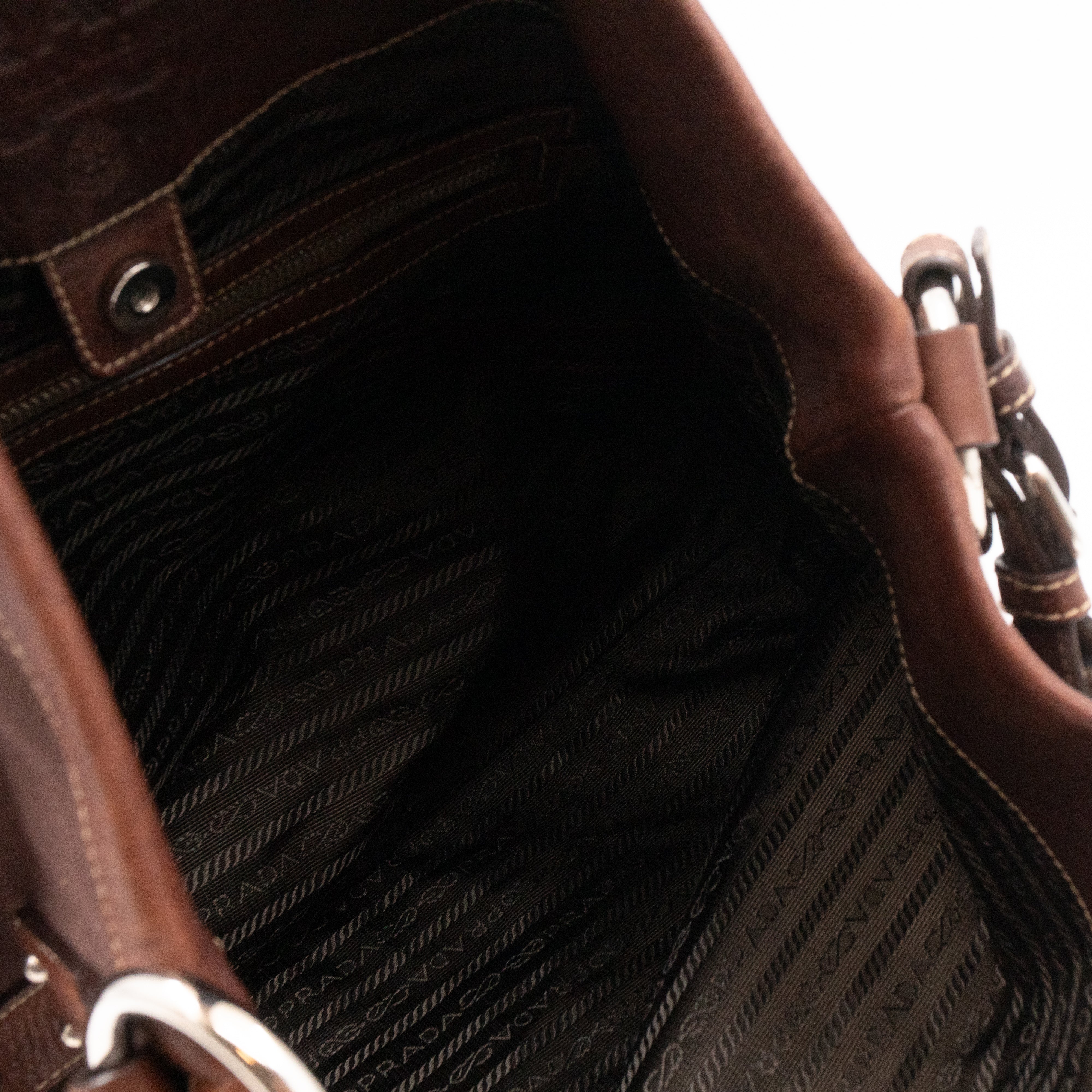 Canapa Hobo Bag Brown Canvas Rope Handle