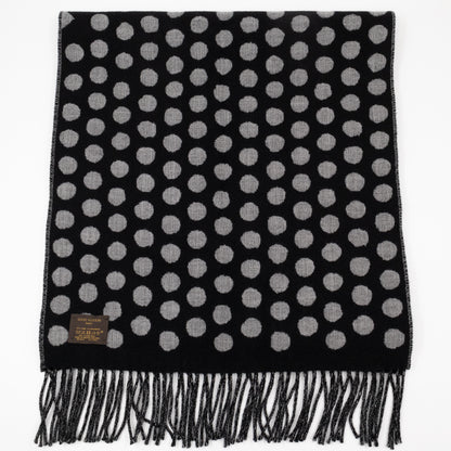 Polkagram Scarf Black