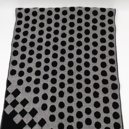 Polkagram Scarf Black