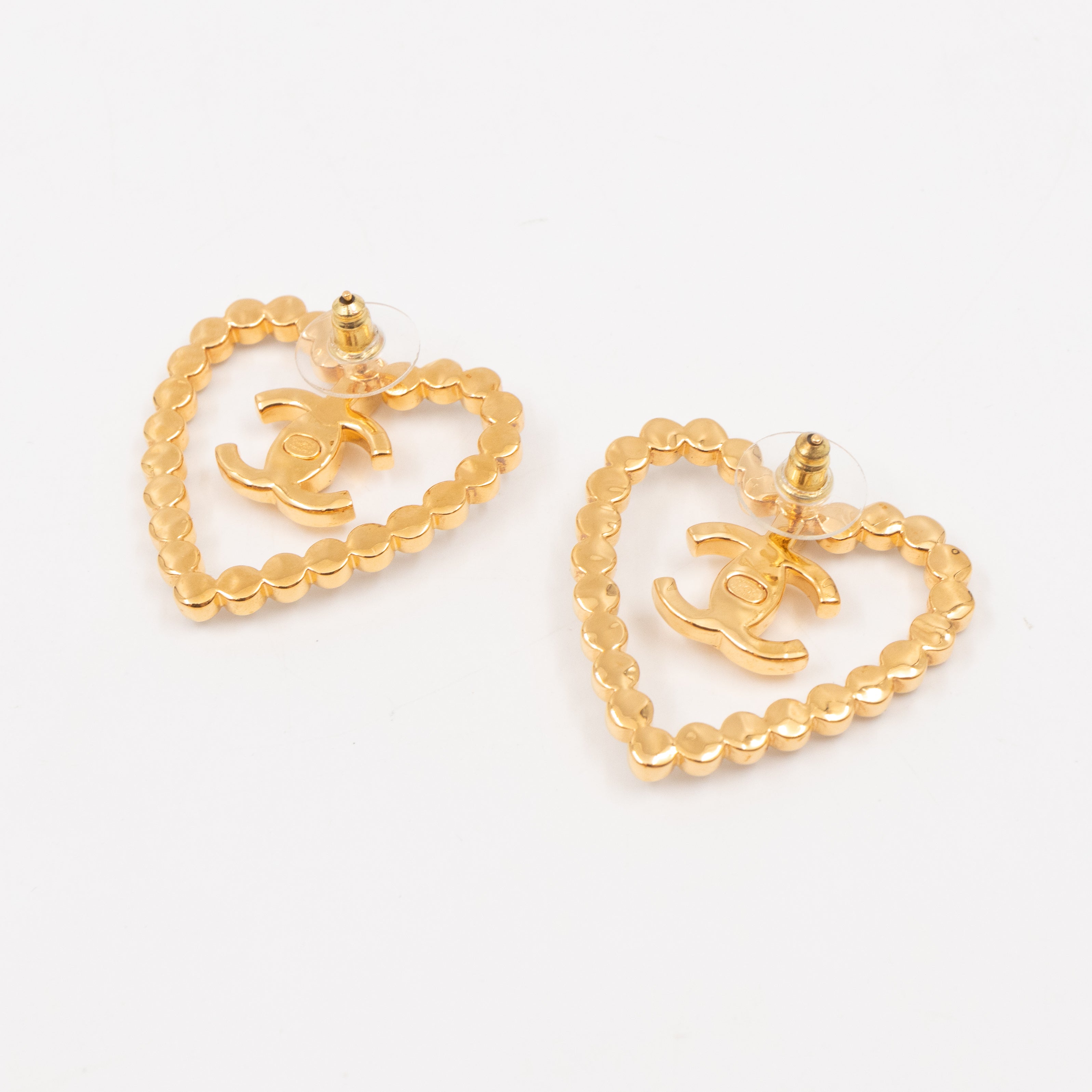 CC in Crystal Heart Earrings