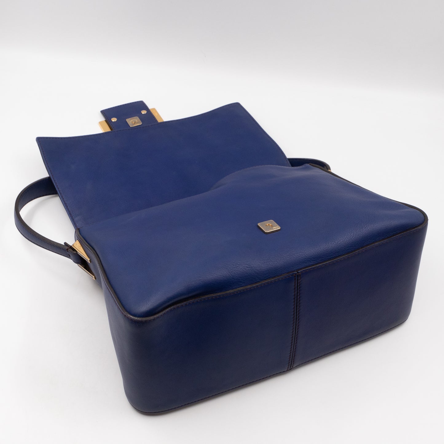 Mamma Forever Baguette Blue Leather