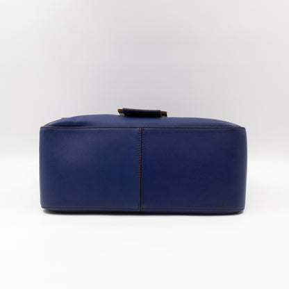 Mamma Forever Baguette Blue Leather