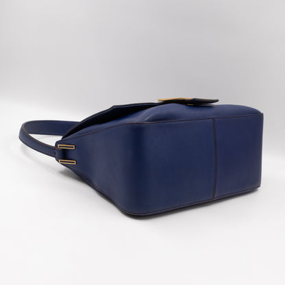 Mamma Forever Baguette Blue Leather