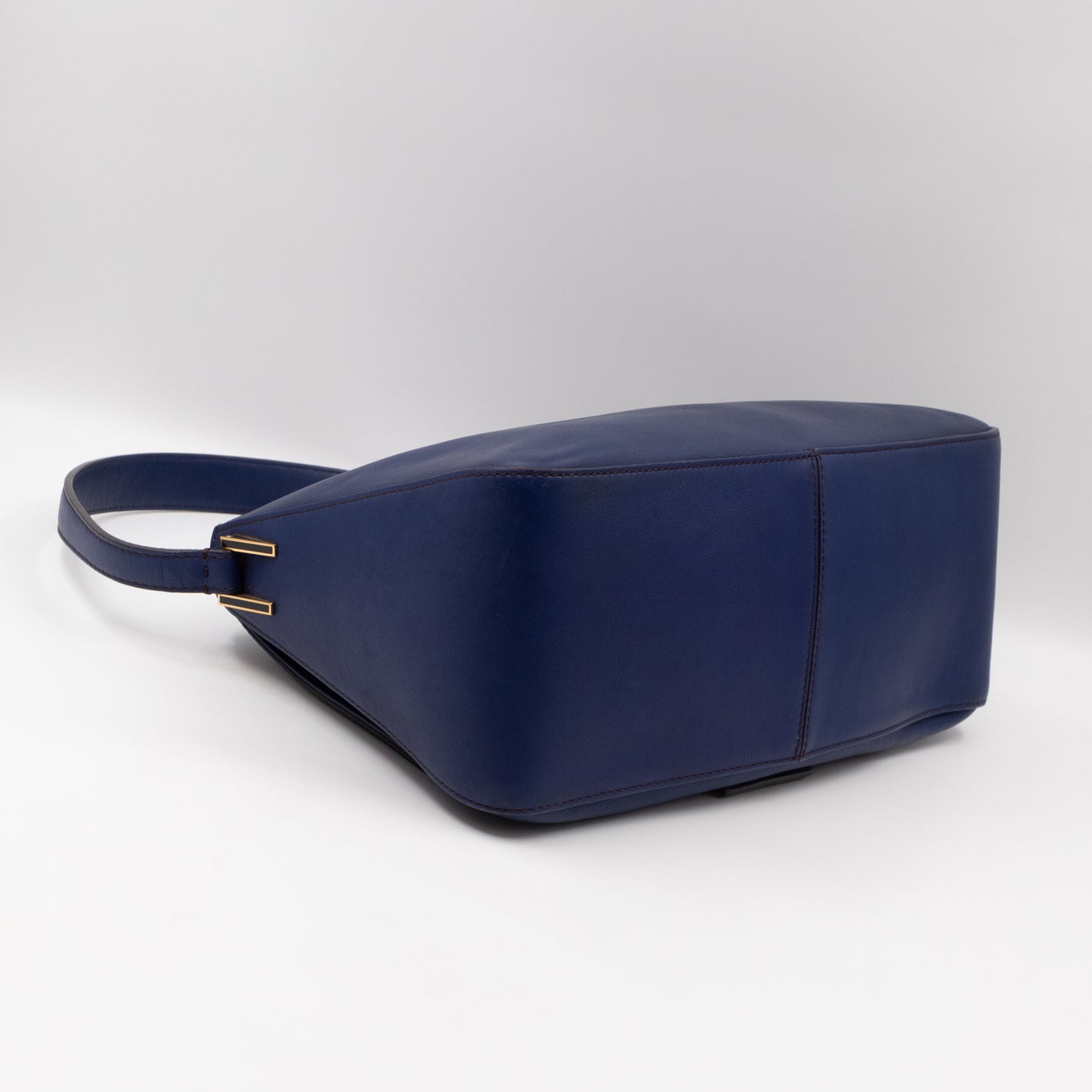 Mamma Forever Baguette Blue Leather