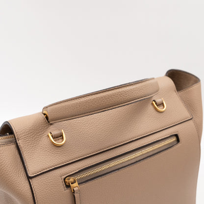 Mini Belt Bag Light Taupe Leather