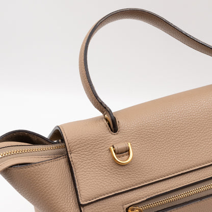 Mini Belt Bag Light Taupe Leather