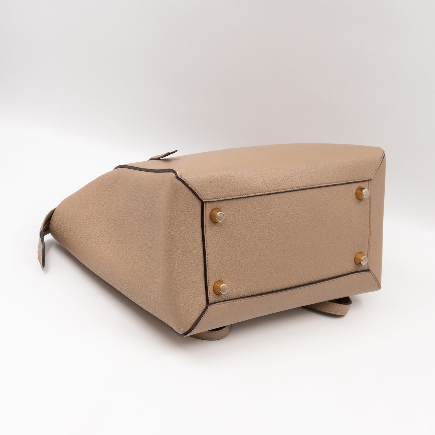 Mini Belt Bag Light Taupe Leather