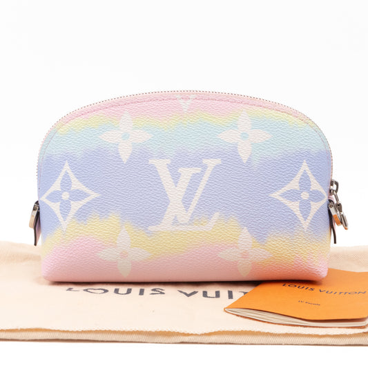 Cosmetic Pouch PM Monogram Giant Escale Pastel