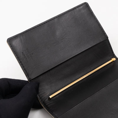 Small Agenda Cover Black Suhali Leather