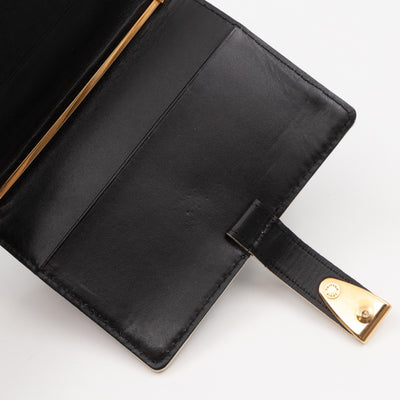 Small Agenda Cover Black Suhali Leather