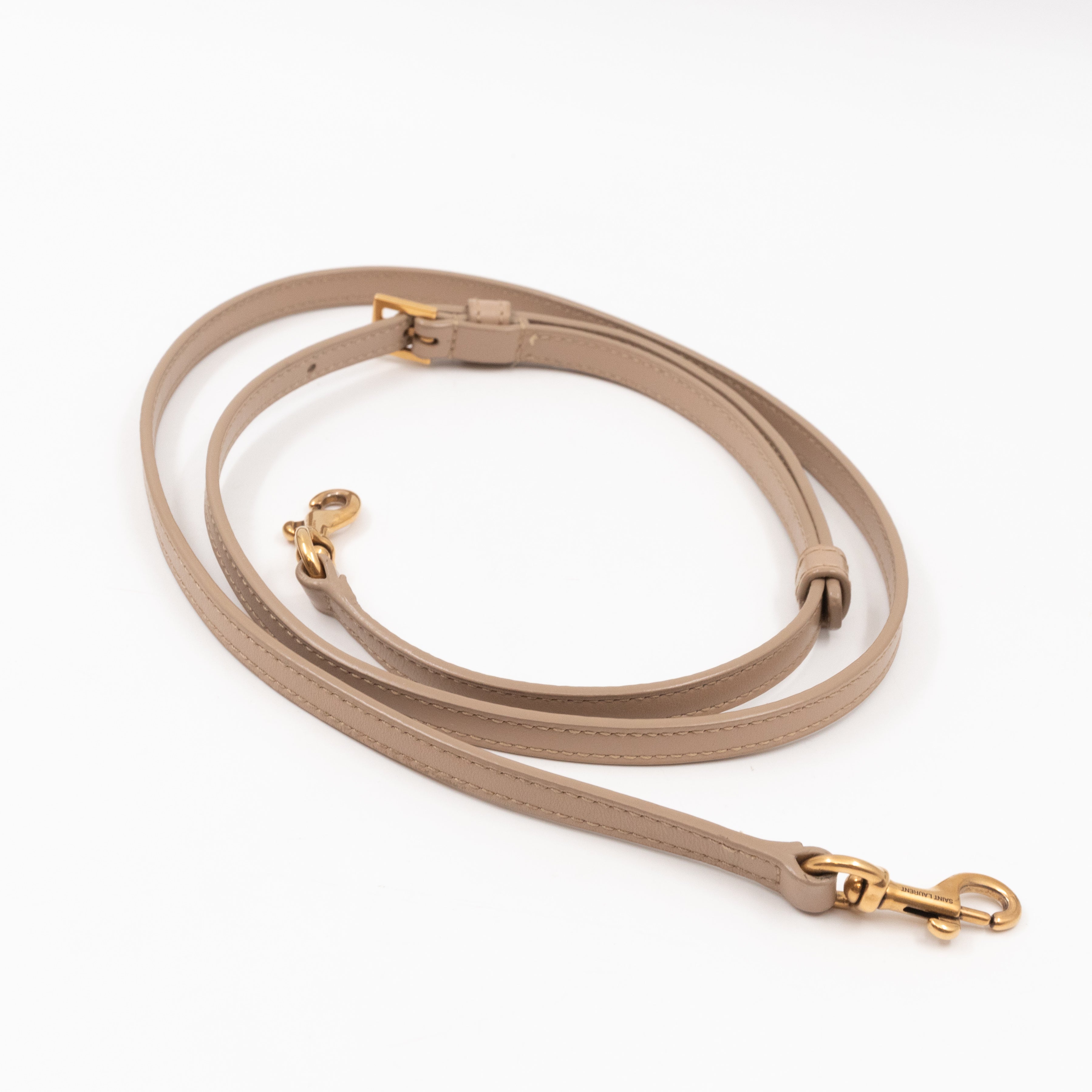 Loulou Toy Dark Beige Leather