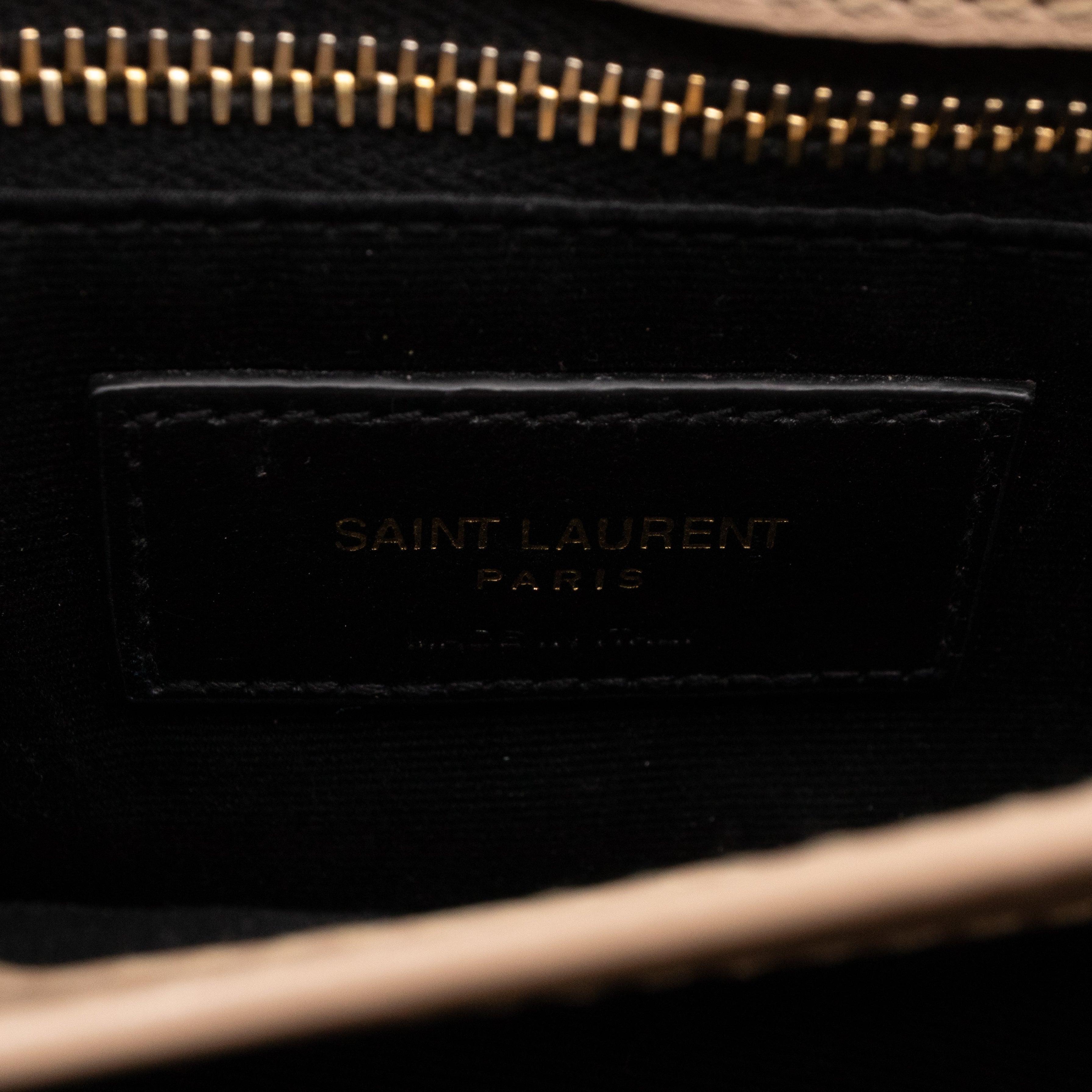 Loulou Toy Dark Beige Leather