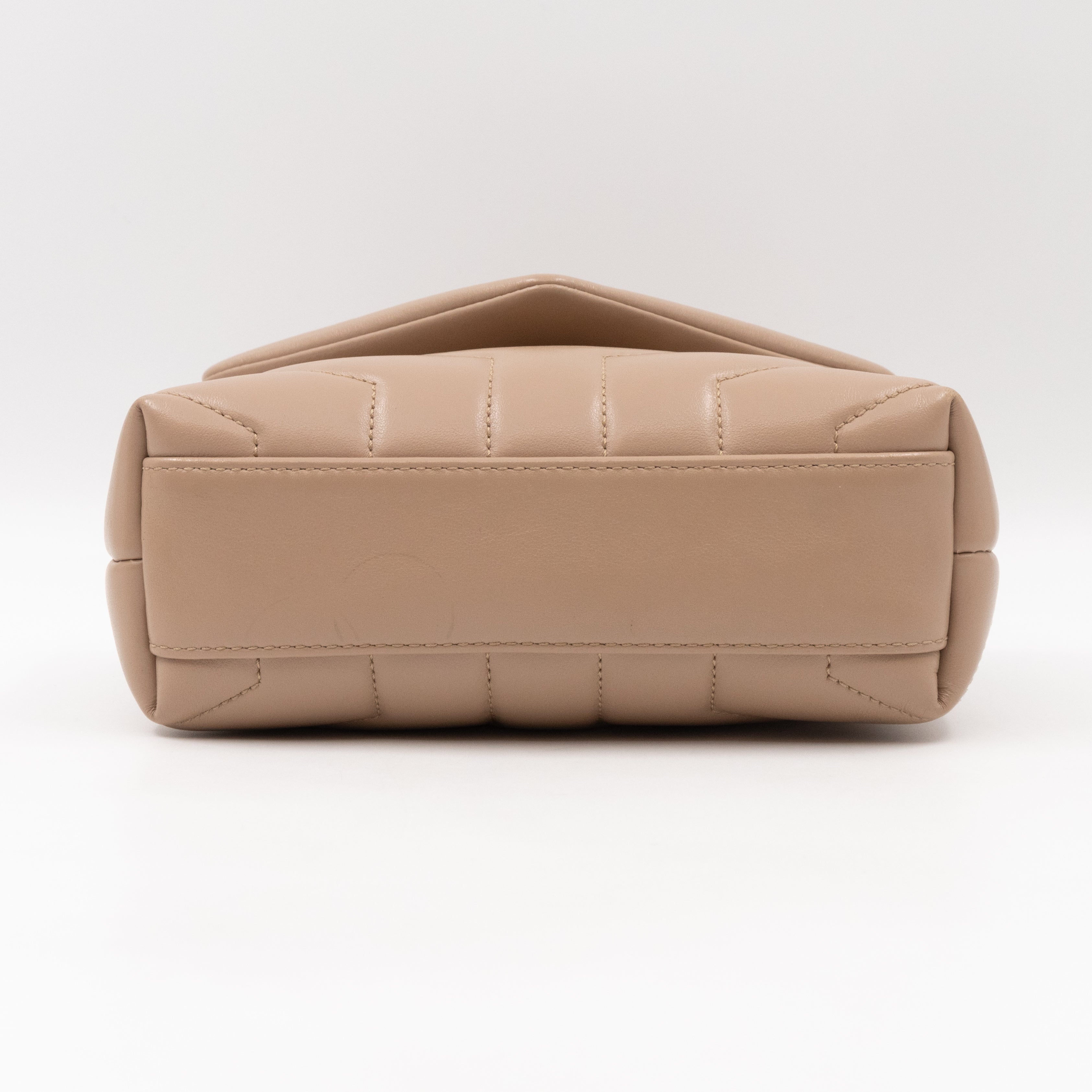 Loulou Toy Dark Beige Leather