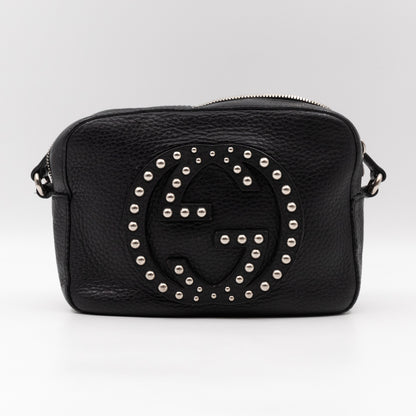 Disco Soho Black Studded Leather