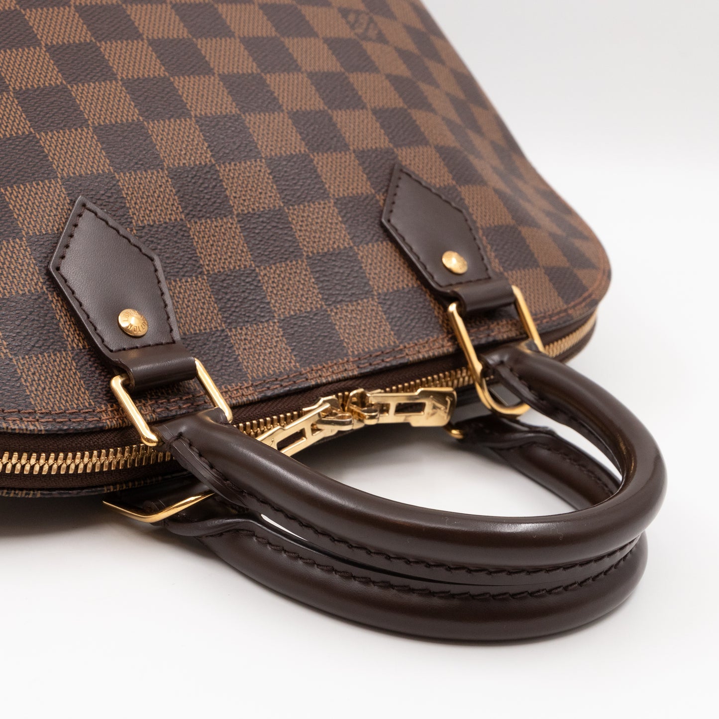 Alma PM Damier Ebene with Shoulder Strap