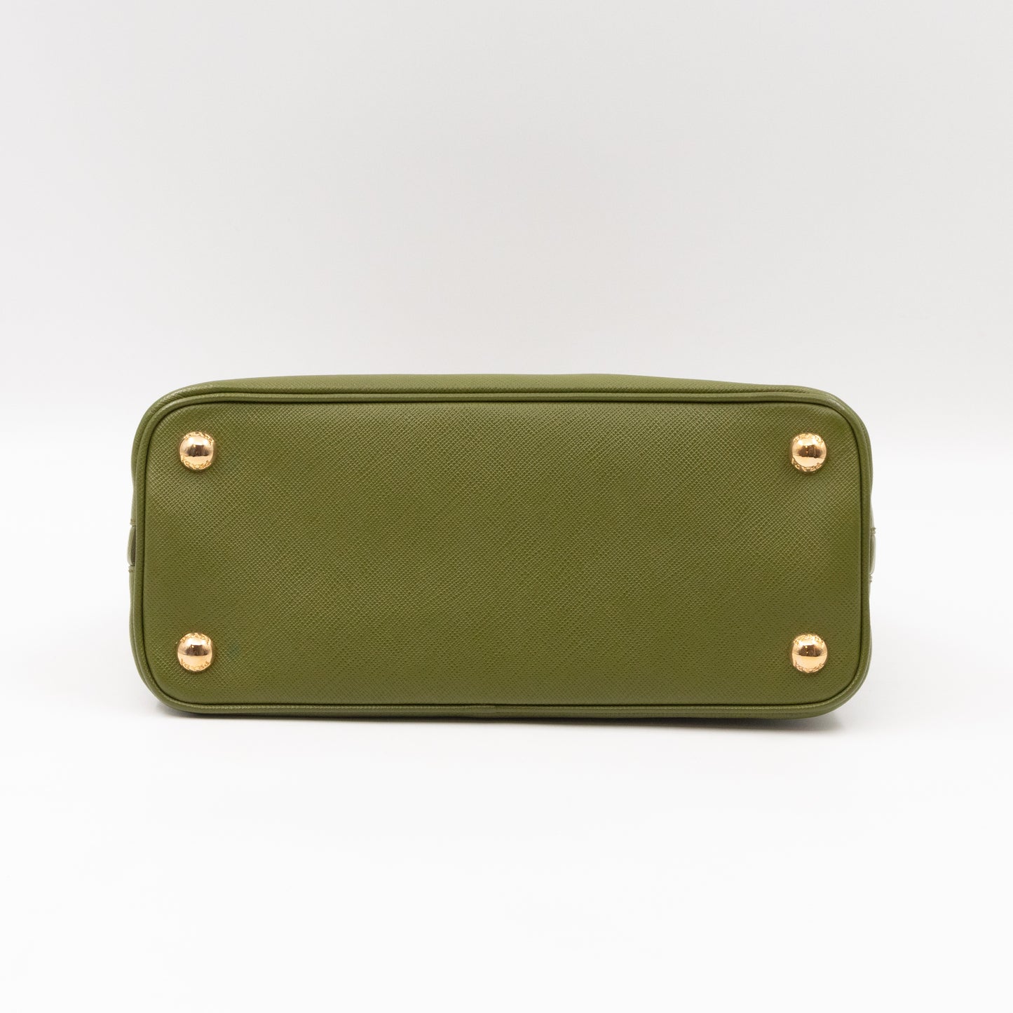 Promenade Small Green Saffiano Leather