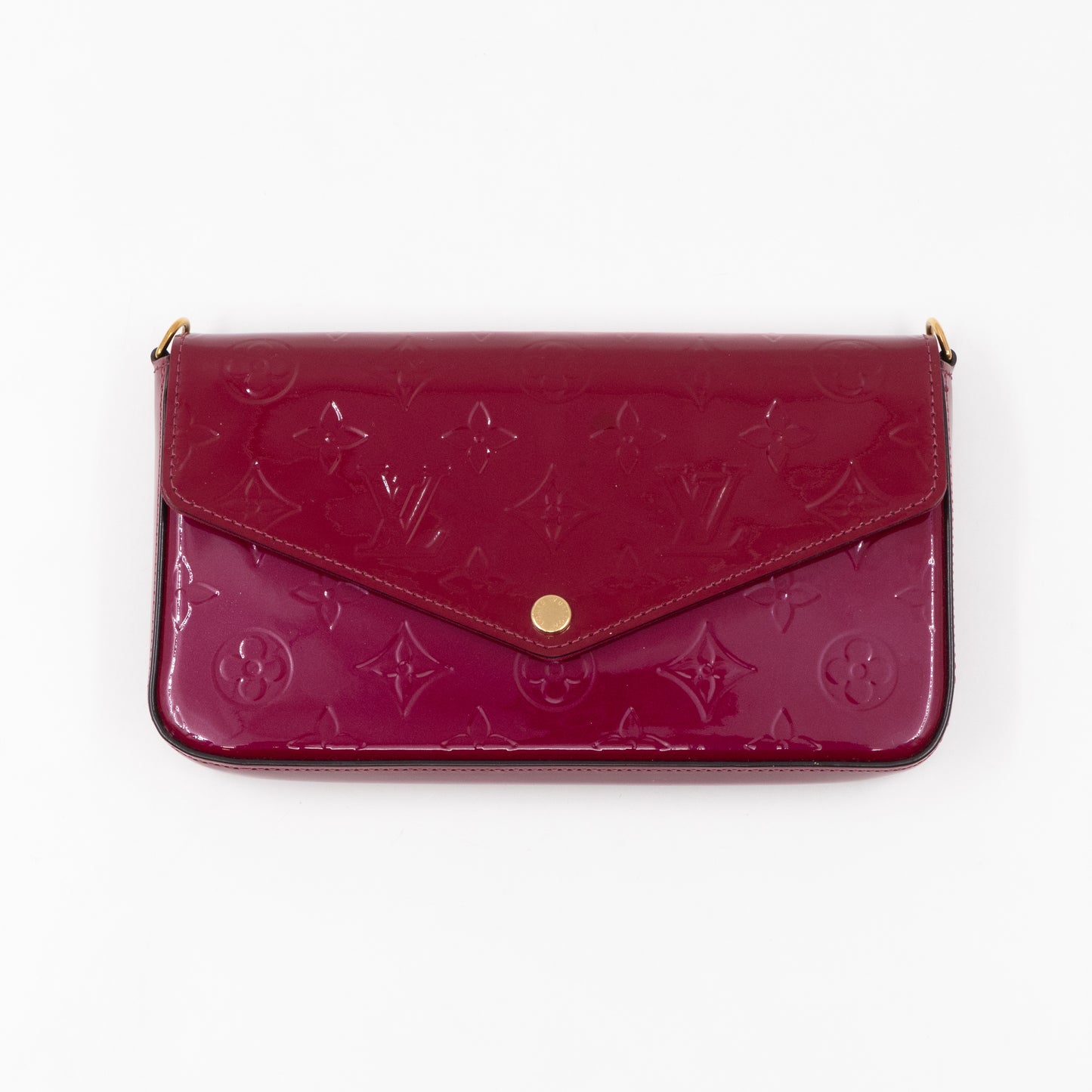 Pochette Felicie Magenta Vernis Leather