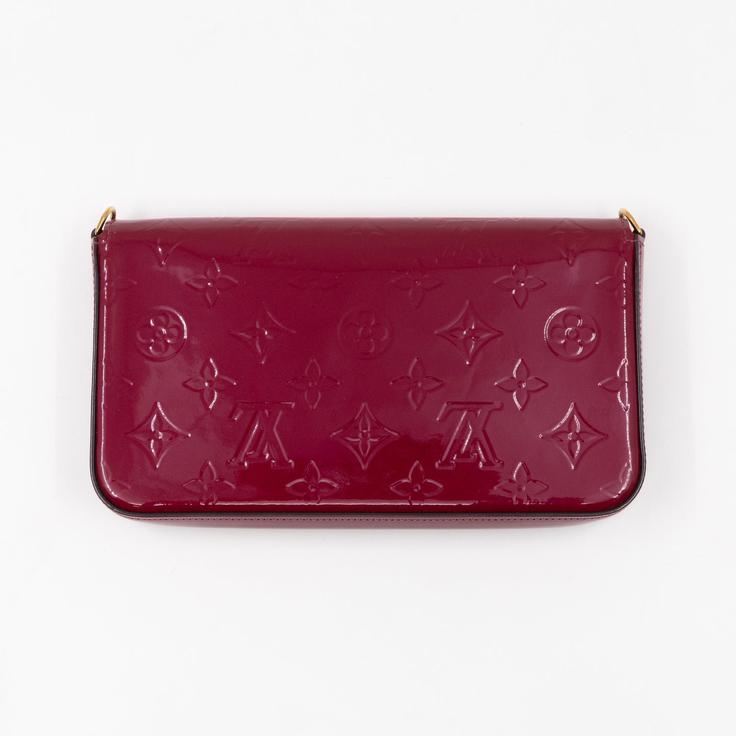 Pochette Felicie Magenta Vernis Leather