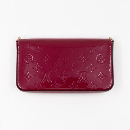 Pochette Felicie Magenta Vernis Leather