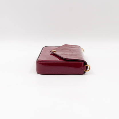 Pochette Felicie Magenta Vernis Leather