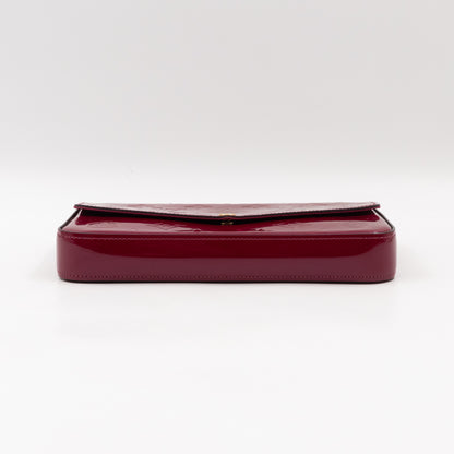 Pochette Felicie Magenta Vernis Leather