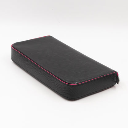 Pochette Felicie Black & Pink Epi Leather