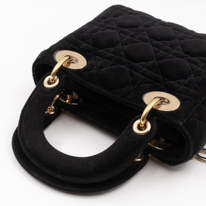 Lady Dior Mini Black Velvet