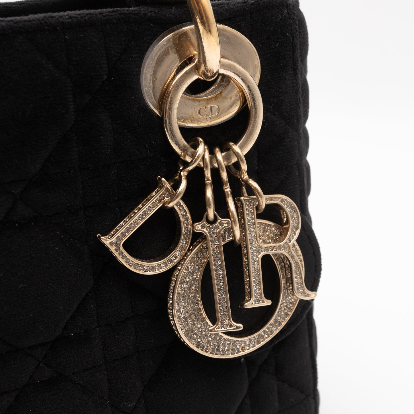 Lady Dior Mini Black Velvet