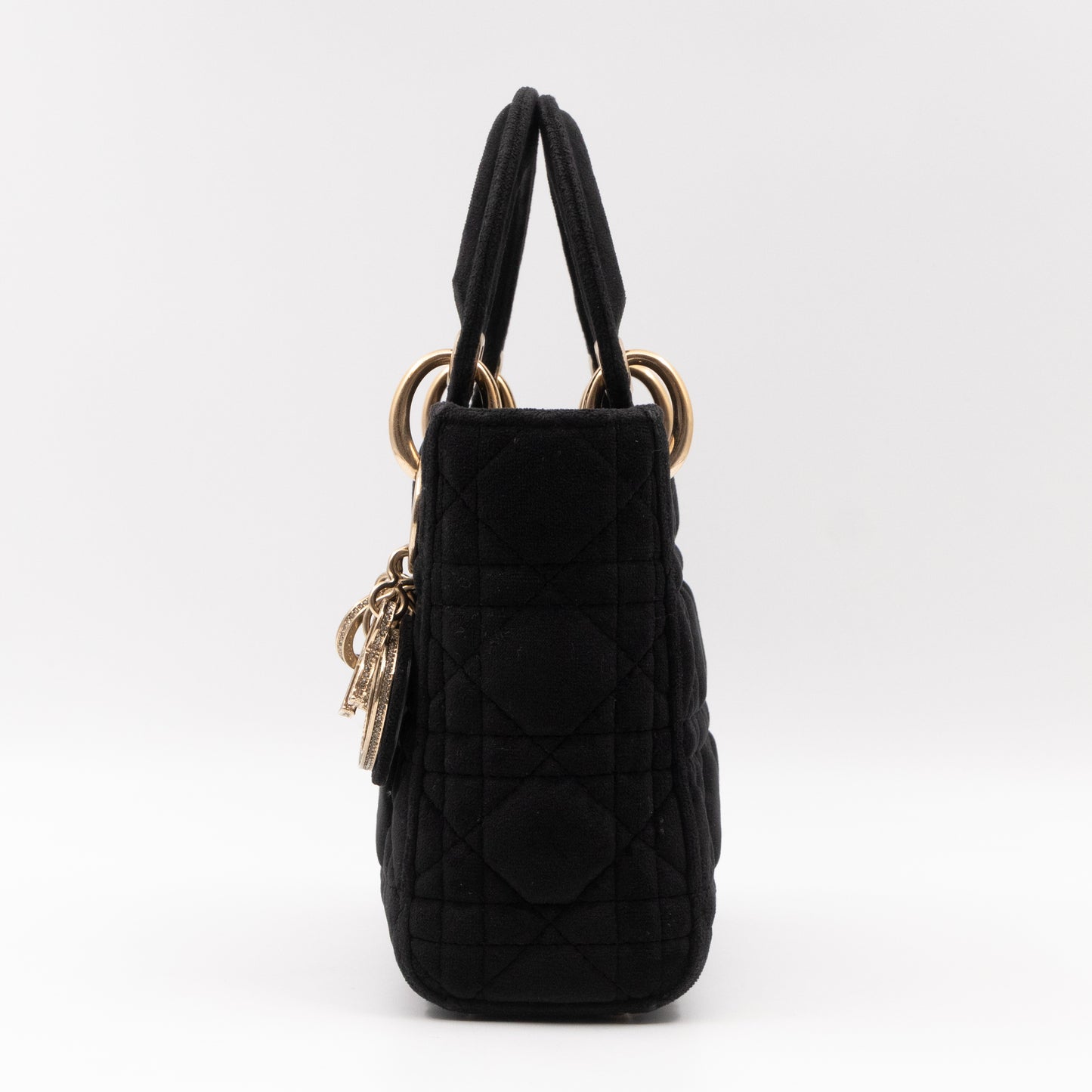 Lady Dior Mini Black Velvet