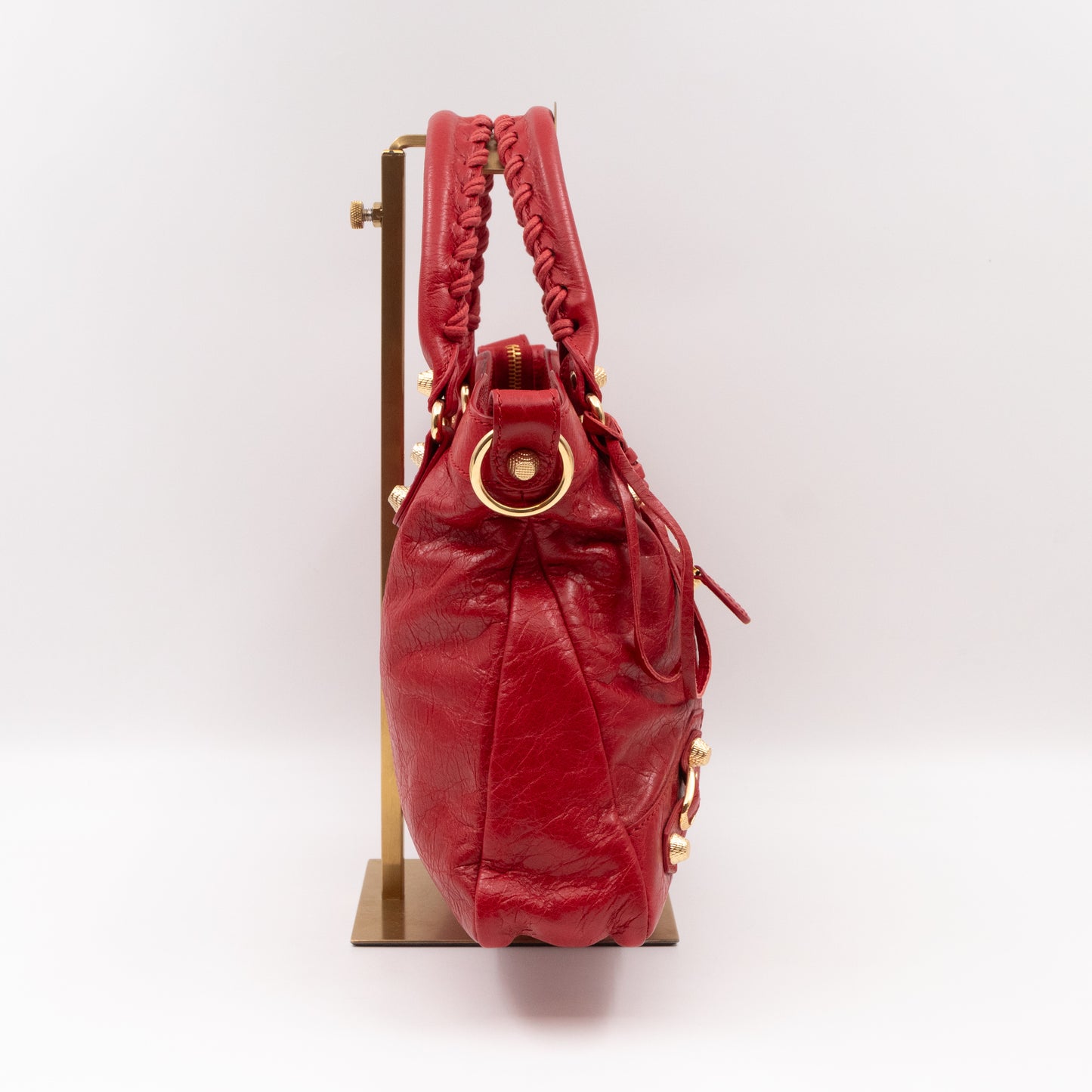 Giant Town Red Leather Gold