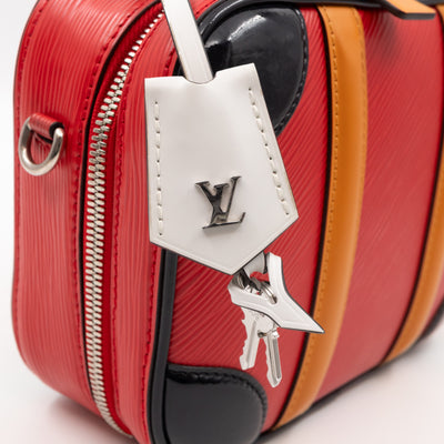 Valisette BB Red Epi Leather