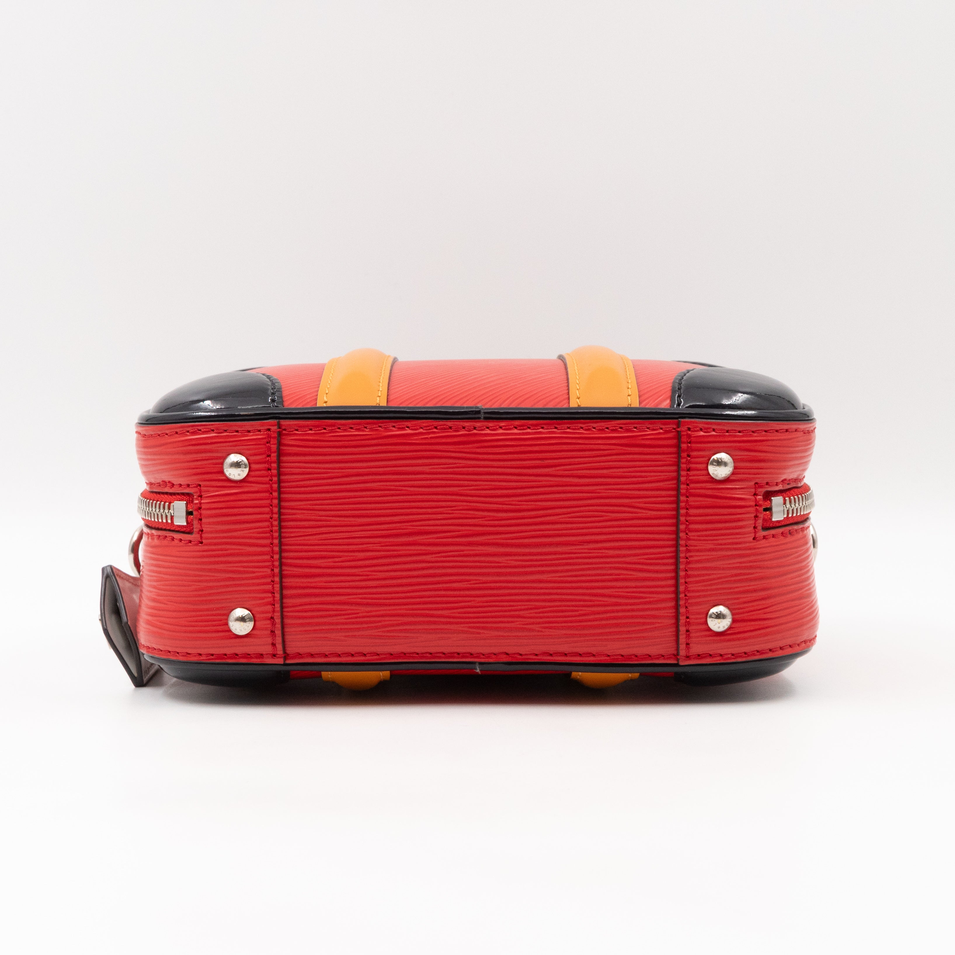 Valisette BB Red Epi Leather