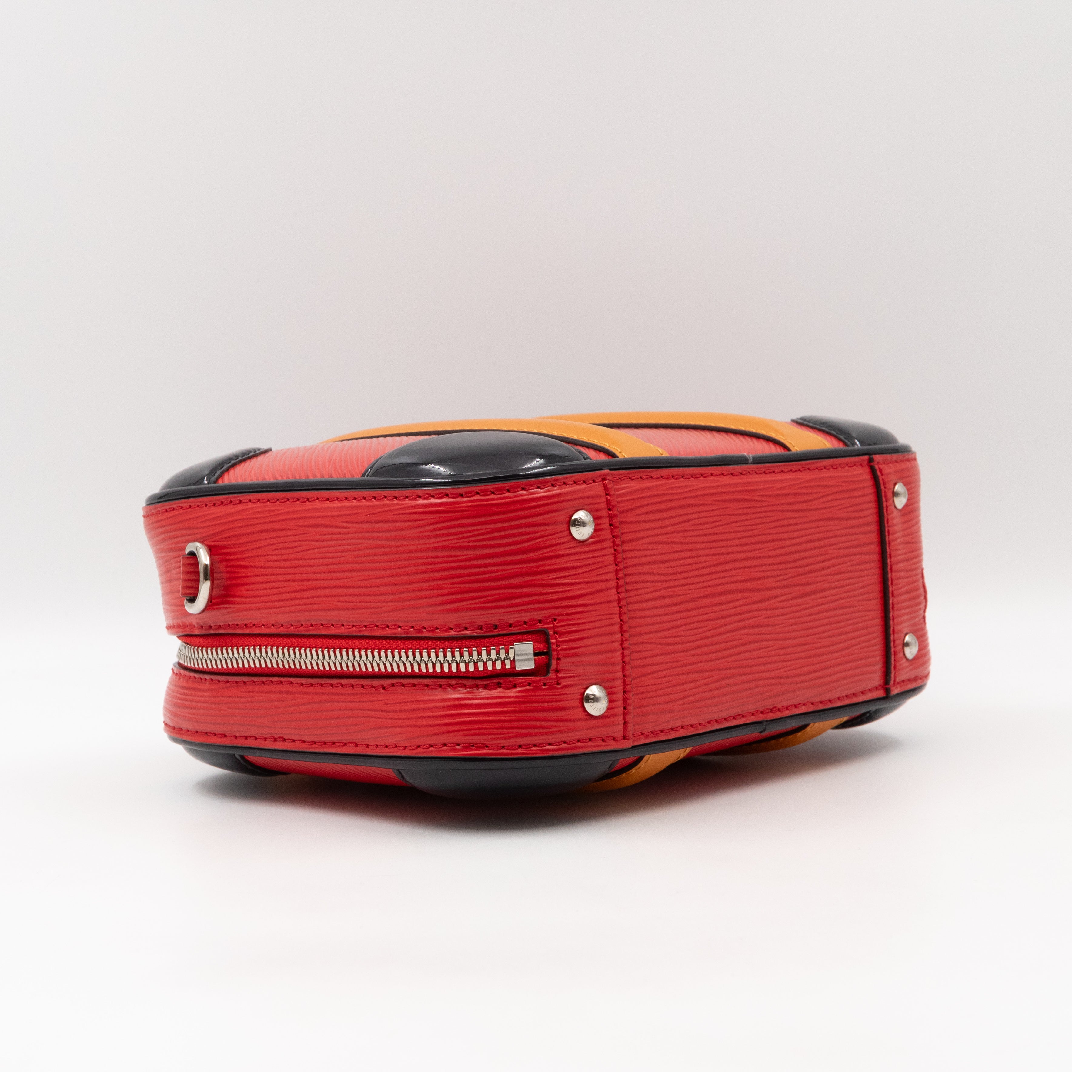 Valisette BB Red Epi Leather